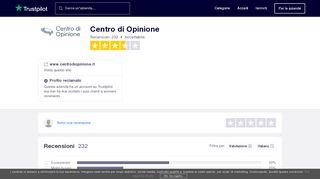 
                            6. Centro di Opinione | Leggi le recensioni dei servizi di www ... - Trustpilot