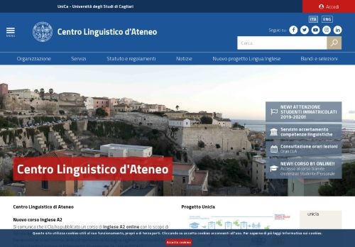 
                            13. Centro Linguistico D'Ateneo: Login al sito - CLA