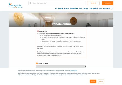 
                            4. Centro Medico Santagostino - Prenota Online