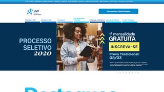 
                            1. Centro Universitário UDF: Ingresse na faculdade em Brasília DF