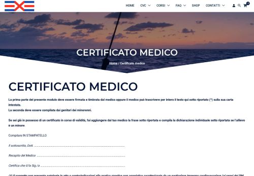 
                            4. Centro Velico Caprera Certificato medico