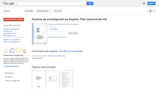 
                            7. Centros de investigación en España