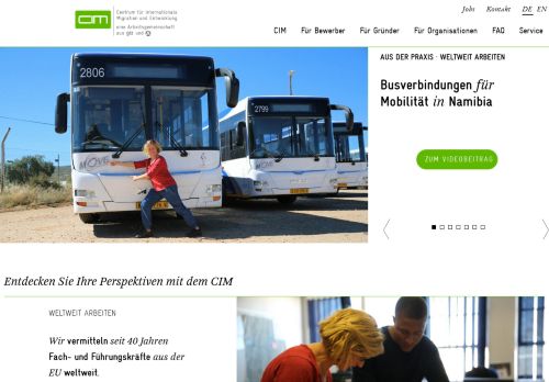 
                            2. Centrum für internationale Migration und Entwicklung (CIM)