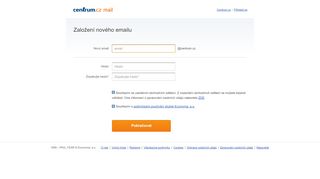 
                            5. Centrum.cz mail – registrace