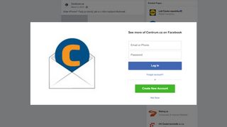 
                            12. Centrum.cz - Máte iPhone? Tady je návod, jak si v něm... | Facebook