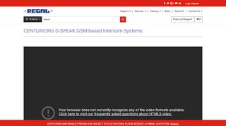 
                            10. CENTURION's G-SPEAK GSM-based Intercom Systems - Regal Security