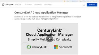 
                            7. CenturyLink® Cloud Application Manager | CenturyLink