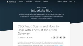 
                            3. CEO Fraud Scams and How to Deal With Them at the Email Gateway ...