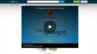 
                            9. CEO & Managind director Syntegro - ppt video online download