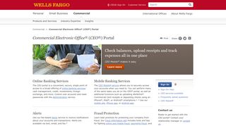 
                            1. CEO Portal – Wells Fargo Commercial