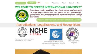 
                            9. CEPRES INTERNATIONAL UNIVERSITY