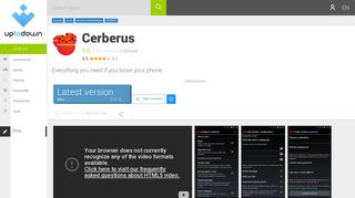 
                            8. Cerberus 3.6.1 for Android - Download
