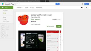 
                            3. Cerberus Phone Security (Antitheft) - Apps on Google Play
