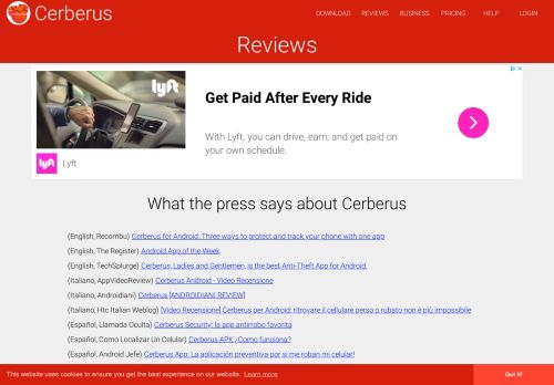 
                            2. Cerberus reviews