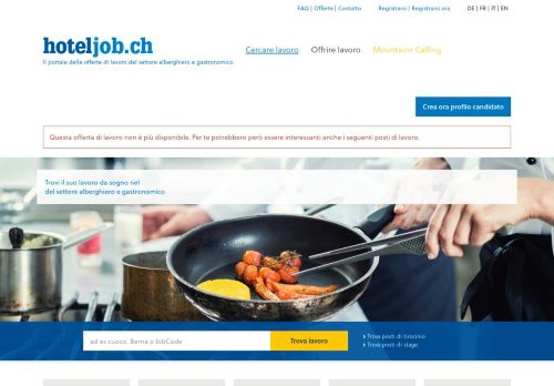 
                            13. Cercare lavoro - Hoteljob.ch
