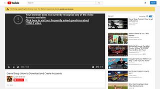 
                            6. Cereal Soup | How to Download and Create Accounts - YouTube