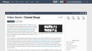 
                            13. Cereal Soup (Video Game) - TV Tropes