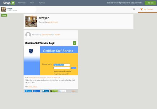 
                            13. 'Ceridian Self Service Login' in strayer | Scoop.it