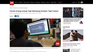
                            10. Cerita Orang-orang Tajir Bandung Korban Talk Fusion - CNN Indonesia