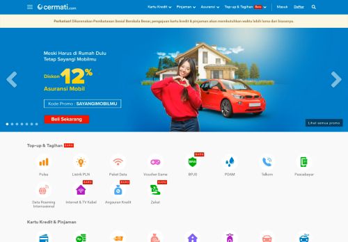 
                            2. Cermati: Pinjaman, Kartu Kredit, Asuransi &Tabungan Online Terbaik ...