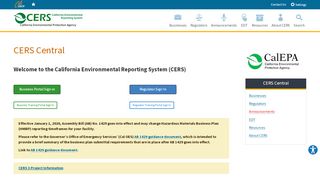 
                            12. CERS – California Environmental Reporting System