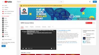 
                            11. CERS Cursos Online - YouTube