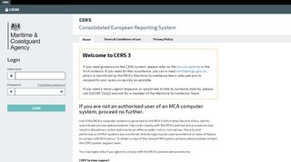 
                            1. CERS - Login