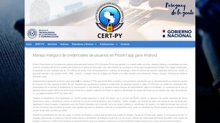 
                            8. CERT-PY :: Manejo inseguro de credenciales de usuarios en PicsArt ...