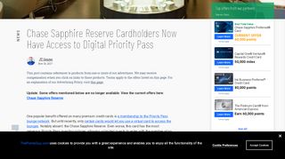 
                            10. Certain Cardholders Now Have Access to Digital Priority Pass