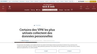 
                            8. Certains des VPN les plus utilisés collectent des données personnelles