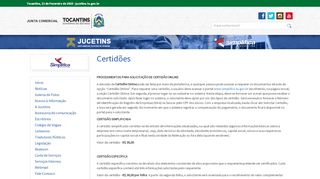 
                            13. Certidões - Junta Comercial do Estado do Tocantins - JUCETINS