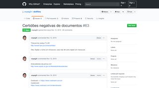 
                            5. Certidões negativas de documentos · Issue #63 · voyeg3r/dotfiles ...