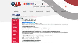 
                            13. Certificado Digital — OAB SP