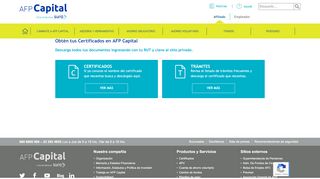 
                            3. Certificados en línea - AFP Capital