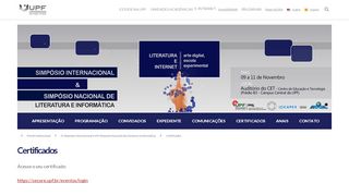 
                            4. Certificados - Portal - UPF | Universidade de Passo Fundo