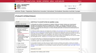 
                            12. Certificat d'Acceptation du Québec (CAQ) | Étudiants internationaux