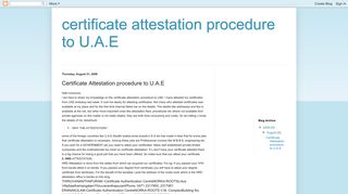 
                            7. certificate attestation procedure to U.A.E: Certificate Attestation ...