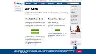 
                            11. Certificate Center - Thawte