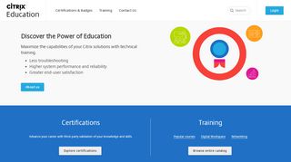 
                            4. Certification - Citrix Education