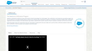 
                            9. Certifications - Salesforce Partner Community