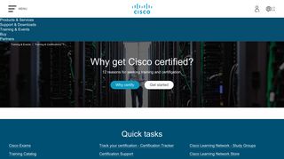 
                            2. Certifications - Training & Certifications - Cisco