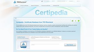 
                            8. Certipedia - Certificate Database from TÜV Rheinland