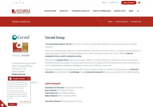 
                            7. Cerved Group | ASSIRM