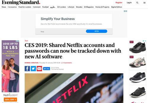 
                            8. CES 2019: Shared Netflix accounts and passwords can now be ...