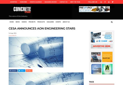
                            9. Cesa announces Aon engineering stars - Concrete Trends