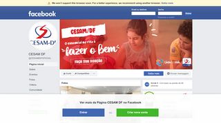 
                            11. CESAM DF - Página inicial | Facebook