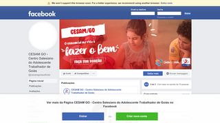 
                            8. CESAM GO - Centro Salesiano do Adolescente ... - Facebook