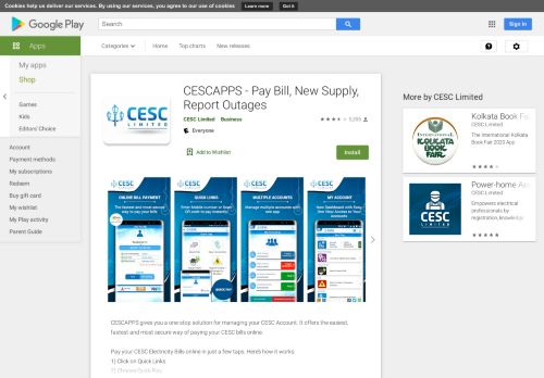 
                            2. CESCAPPS - Pay Bill, New Supply, Report Outages - Apps on Google ...