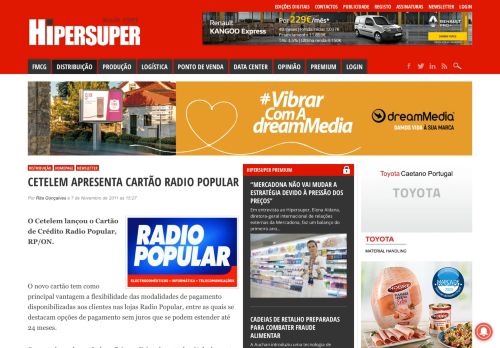 
                            10. Cetelem apresenta Cartão Radio Popular - Hipersuper - Hipersuper