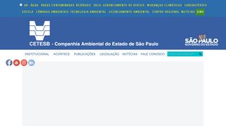 
                            6. CETESB - Companhia Ambiental do Estado de São Paulo